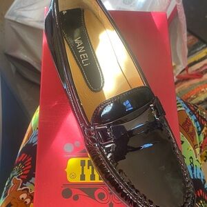 Van Eli Shiny Black Loafers